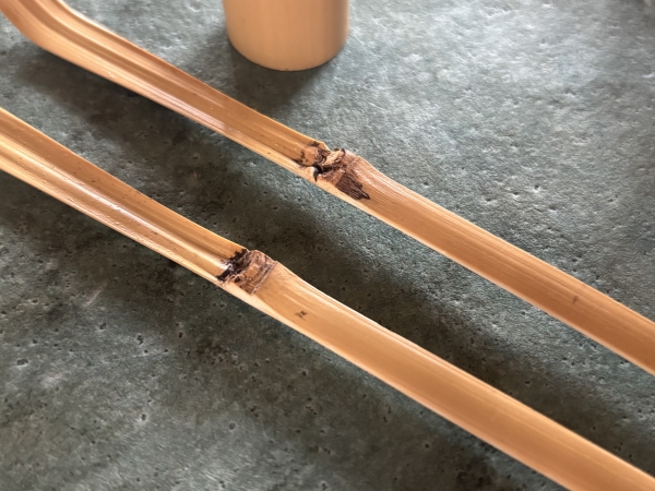 色糸茶杓 若竹の紹介画像
